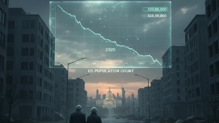 US Faces Historic Population Decline in 2025 as Immigration Plummets